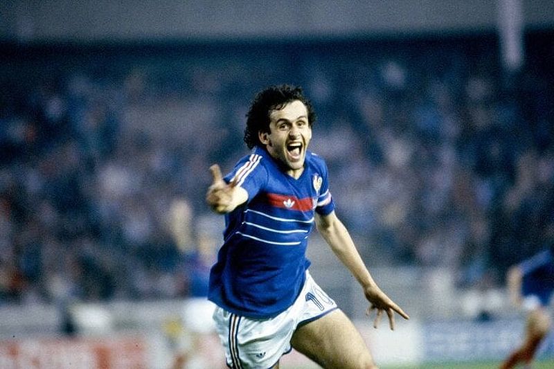 Michel Platini tại EURO 1984.